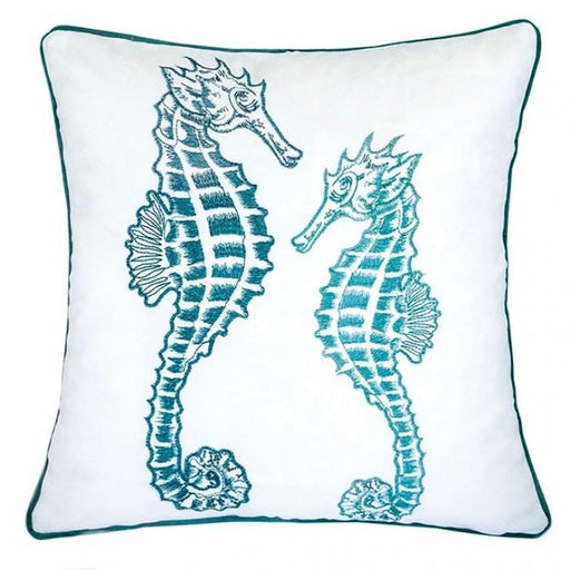 Terrie Teal 20" X 20" Pillow, Teal - Premium Pillow from FOA East - Just $89.70! Shop now at Furniture Wholesale Plus  We are the best furniture store in Nashville, Hendersonville, Goodlettsville, Madison, Antioch, Mount Juliet, Lebanon, Gallatin, Springfield, Murfreesboro, Franklin, Brentwood