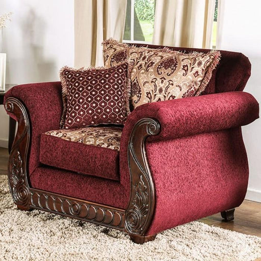 TABITHA Wine Chair, Wine - Premium Chair from FOA East - Just $1312.35! Shop now at Furniture Wholesale Plus  We are the best furniture store in Nashville, Hendersonville, Goodlettsville, Madison, Antioch, Mount Juliet, Lebanon, Gallatin, Springfield, Murfreesboro, Franklin, Brentwood