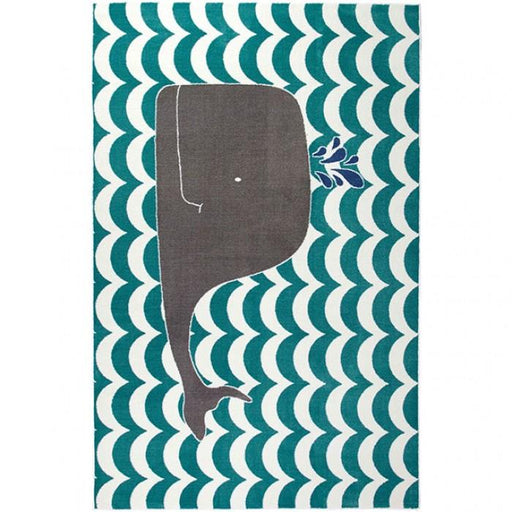 BARON 5' X 8', Area Rug, Whale, Teal/Gray - Premium Rug from FOA East - Just $212.55! Shop now at Furniture Wholesale Plus  We are the best furniture store in Nashville, Hendersonville, Goodlettsville, Madison, Antioch, Mount Juliet, Lebanon, Gallatin, Springfield, Murfreesboro, Franklin, Brentwood