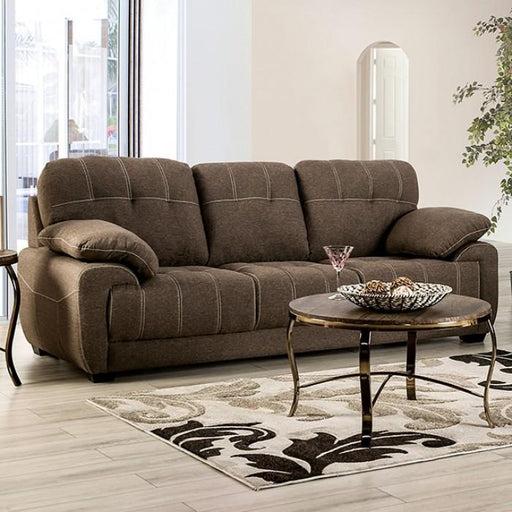 CANBY Sofa, Brown - Premium Sofa from FOA East - Just $1101.75! Shop now at Furniture Wholesale Plus  We are the best furniture store in Nashville, Hendersonville, Goodlettsville, Madison, Antioch, Mount Juliet, Lebanon, Gallatin, Springfield, Murfreesboro, Franklin, Brentwood