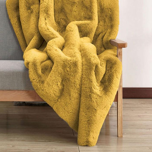 CAPARICA Throw Blanket, Gold - Premium Throw from FOA East - Just $173.55! Shop now at Furniture Wholesale Plus  We are the best furniture store in Nashville, Hendersonville, Goodlettsville, Madison, Antioch, Mount Juliet, Lebanon, Gallatin, Springfield, Murfreesboro, Franklin, Brentwood