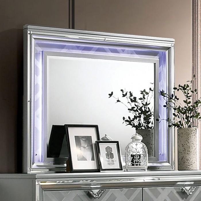 EMMELINE Mirror w/ LED Lights - Premium Mirror from FOA East - Just $399.75! Shop now at Furniture Wholesale Plus  We are the best furniture store in Nashville, Hendersonville, Goodlettsville, Madison, Antioch, Mount Juliet, Lebanon, Gallatin, Springfield, Murfreesboro, Franklin, Brentwood