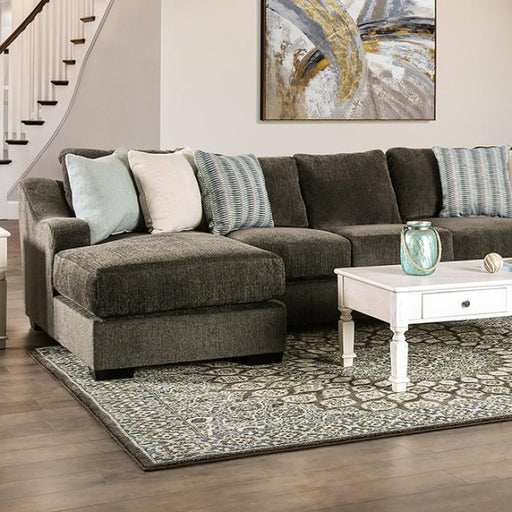 FARRINGDON Sectional, Dark Gray - Premium Sectional from FOA East - Just $4321.20! Shop now at Furniture Wholesale Plus  We are the best furniture store in Nashville, Hendersonville, Goodlettsville, Madison, Antioch, Mount Juliet, Lebanon, Gallatin, Springfield, Murfreesboro, Franklin, Brentwood