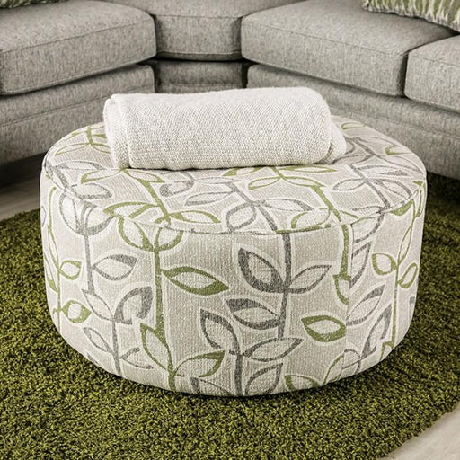 GARDNER Ottoman, Gray/Green - Premium Ottoman from FOA East - Just $598.65! Shop now at Furniture Wholesale Plus  We are the best furniture store in Nashville, Hendersonville, Goodlettsville, Madison, Antioch, Mount Juliet, Lebanon, Gallatin, Springfield, Murfreesboro, Franklin, Brentwood