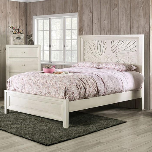 GENEVA Queen Bed, Ivory - Premium Bed from FOA East - Just $1312.35! Shop now at Furniture Wholesale Plus  We are the best furniture store in Nashville, Hendersonville, Goodlettsville, Madison, Antioch, Mount Juliet, Lebanon, Gallatin, Springfield, Murfreesboro, Franklin, Brentwood