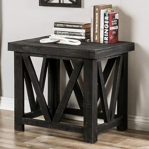 HALTON HILLS End Table, Charcoal - Premium End Table from FOA East - Just $444.60! Shop now at Furniture Wholesale Plus  We are the best furniture store in Nashville, Hendersonville, Goodlettsville, Madison, Antioch, Mount Juliet, Lebanon, Gallatin, Springfield, Murfreesboro, Franklin, Brentwood