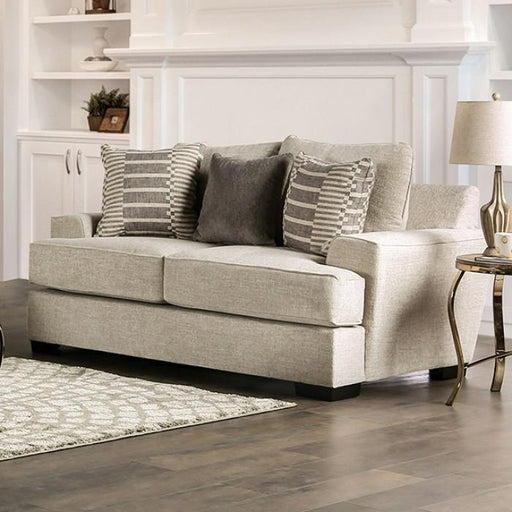 HOLBORN Loveseat, Beige - Premium Loveseat from FOA East - Just $1312.35! Shop now at Furniture Wholesale Plus  We are the best furniture store in Nashville, Hendersonville, Goodlettsville, Madison, Antioch, Mount Juliet, Lebanon, Gallatin, Springfield, Murfreesboro, Franklin, Brentwood