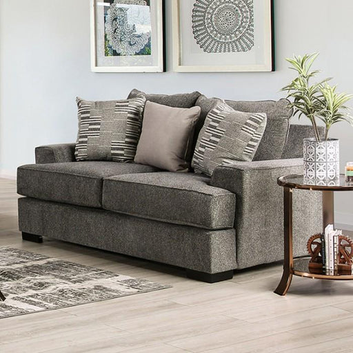 HOLBORN Loveseat, Gray - Premium Loveseat from FOA East - Just $1312.35! Shop now at Furniture Wholesale Plus  We are the best furniture store in Nashville, Hendersonville, Goodlettsville, Madison, Antioch, Mount Juliet, Lebanon, Gallatin, Springfield, Murfreesboro, Franklin, Brentwood