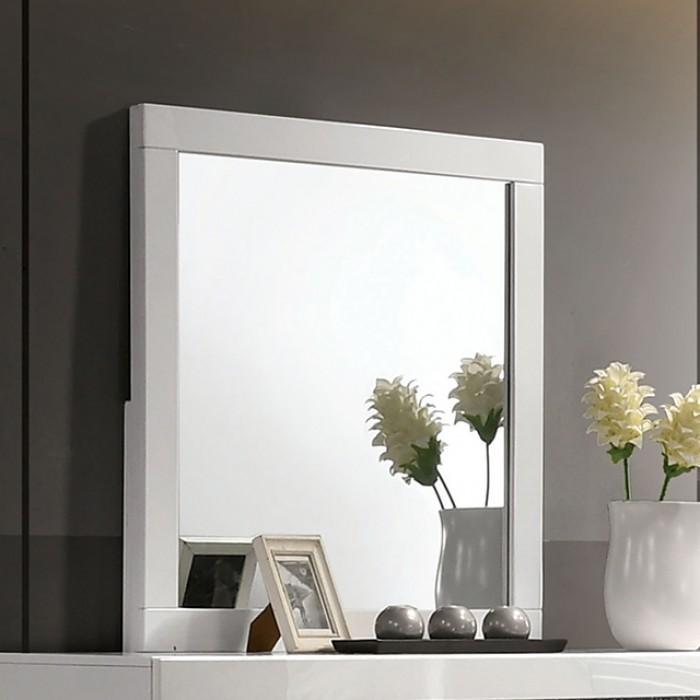MAGDEBURG Mirror, White - Premium Mirror from FOA East - Just $142.35! Shop now at Furniture Wholesale Plus  We are the best furniture store in Nashville, Hendersonville, Goodlettsville, Madison, Antioch, Mount Juliet, Lebanon, Gallatin, Springfield, Murfreesboro, Franklin, Brentwood