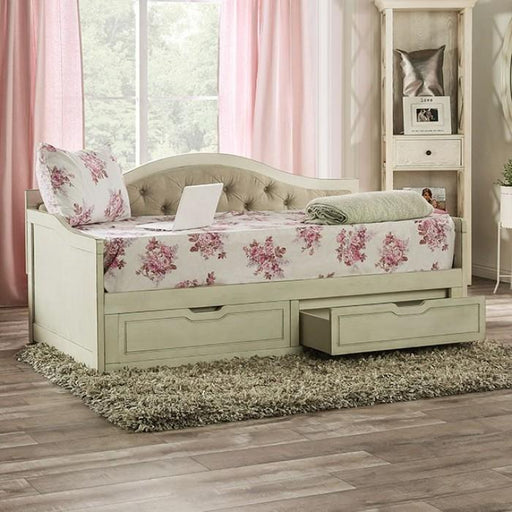 MAUREEN Daybed w/ Extentable Trundle - Premium Daybed from FOA East - Just $914.55! Shop now at Furniture Wholesale Plus  We are the best furniture store in Nashville, Hendersonville, Goodlettsville, Madison, Antioch, Mount Juliet, Lebanon, Gallatin, Springfield, Murfreesboro, Franklin, Brentwood