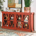 MELIA Cabinet, Farmhouse Red - Premium Cabinet from FOA East - Just $1101.75! Shop now at Furniture Wholesale Plus  We are the best furniture store in Nashville, Hendersonville, Goodlettsville, Madison, Antioch, Mount Juliet, Lebanon, Gallatin, Springfield, Murfreesboro, Franklin, Brentwood