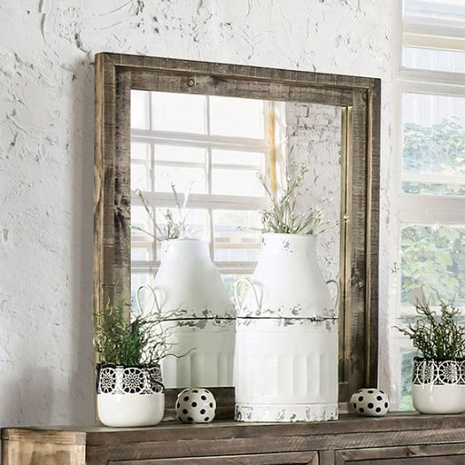 OAKRIDGE Mirror, Ash Brown - Premium Mirror from FOA East - Just $354.90! Shop now at Furniture Wholesale Plus  We are the best furniture store in Nashville, Hendersonville, Goodlettsville, Madison, Antioch, Mount Juliet, Lebanon, Gallatin, Springfield, Murfreesboro, Franklin, Brentwood