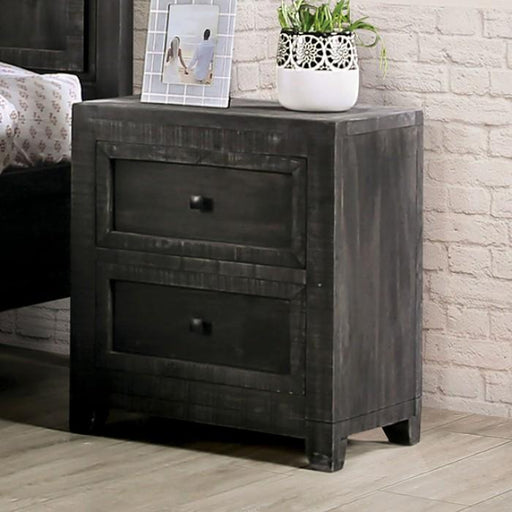 OAKRIDGE Night Stand, Charcoal - Premium Nightstand from FOA East - Just $491.40! Shop now at Furniture Wholesale Plus  We are the best furniture store in Nashville, Hendersonville, Goodlettsville, Madison, Antioch, Mount Juliet, Lebanon, Gallatin, Springfield, Murfreesboro, Franklin, Brentwood