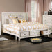OAKRIDGE Queen Bed, Ivory - Premium Bed from FOA East - Just $1686.75! Shop now at Furniture Wholesale Plus  We are the best furniture store in Nashville, Hendersonville, Goodlettsville, Madison, Antioch, Mount Juliet, Lebanon, Gallatin, Springfield, Murfreesboro, Franklin, Brentwood