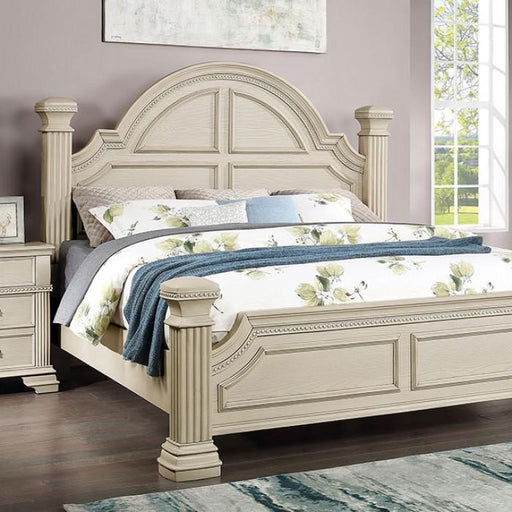 PAMPHILOS E.King Bed, White - Premium Bed from FOA East - Just $1197.30! Shop now at Furniture Wholesale Plus  We are the best furniture store in Nashville, Hendersonville, Goodlettsville, Madison, Antioch, Mount Juliet, Lebanon, Gallatin, Springfield, Murfreesboro, Franklin, Brentwood