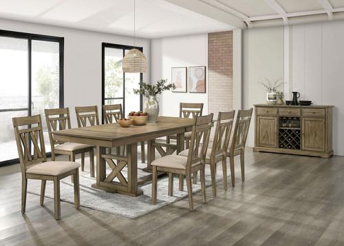 TEMPLEMORE 7 Pc. Dining Table Set - Premium Dining Room Set from FOA East - Just $1599! Shop now at Furniture Wholesale Plus  We are the best furniture store in Nashville, Hendersonville, Goodlettsville, Madison, Antioch, Mount Juliet, Lebanon, Gallatin, Springfield, Murfreesboro, Franklin, Brentwood
