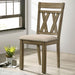 TEMPLEMORE Side Chair (2/CTN), Light Brown/Beige - Premium Dining Chair from FOA East - Just $261.30! Shop now at Furniture Wholesale Plus  We are the best furniture store in Nashville, Hendersonville, Goodlettsville, Madison, Antioch, Mount Juliet, Lebanon, Gallatin, Springfield, Murfreesboro, Franklin, Brentwood