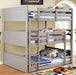 THERESE Twin Triple Decker Bed - Premium Bunk Bed from FOA East - Just $984.75! Shop now at Furniture Wholesale Plus  We are the best furniture store in Nashville, Hendersonville, Goodlettsville, Madison, Antioch, Mount Juliet, Lebanon, Gallatin, Springfield, Murfreesboro, Franklin, Brentwood