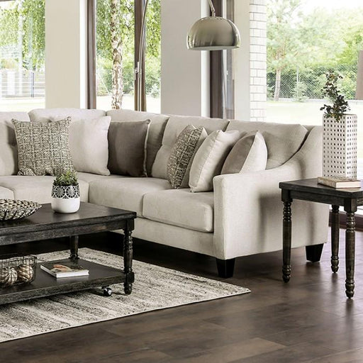 WALDPORT Sectional, Ivory - Premium Sectional from FOA East - Just $2728.05! Shop now at Furniture Wholesale Plus  We are the best furniture store in Nashville, Hendersonville, Goodlettsville, Madison, Antioch, Mount Juliet, Lebanon, Gallatin, Springfield, Murfreesboro, Franklin, Brentwood