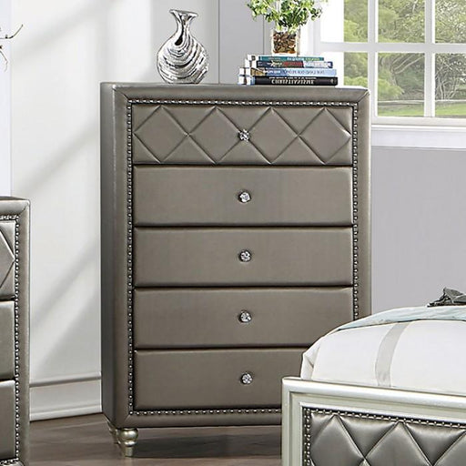 XANDRIA Chest, Champagne - Premium Chest from FOA East - Just $491.40! Shop now at Furniture Wholesale Plus  We are the best furniture store in Nashville, Hendersonville, Goodlettsville, Madison, Antioch, Mount Juliet, Lebanon, Gallatin, Springfield, Murfreesboro, Franklin, Brentwood