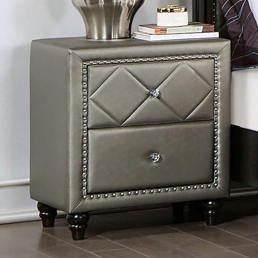 XANDRIA Night Stand, Espresso - Premium Nightstand from FOA East - Just $234! Shop now at Furniture Wholesale Plus  We are the best furniture store in Nashville, Hendersonville, Goodlettsville, Madison, Antioch, Mount Juliet, Lebanon, Gallatin, Springfield, Murfreesboro, Franklin, Brentwood