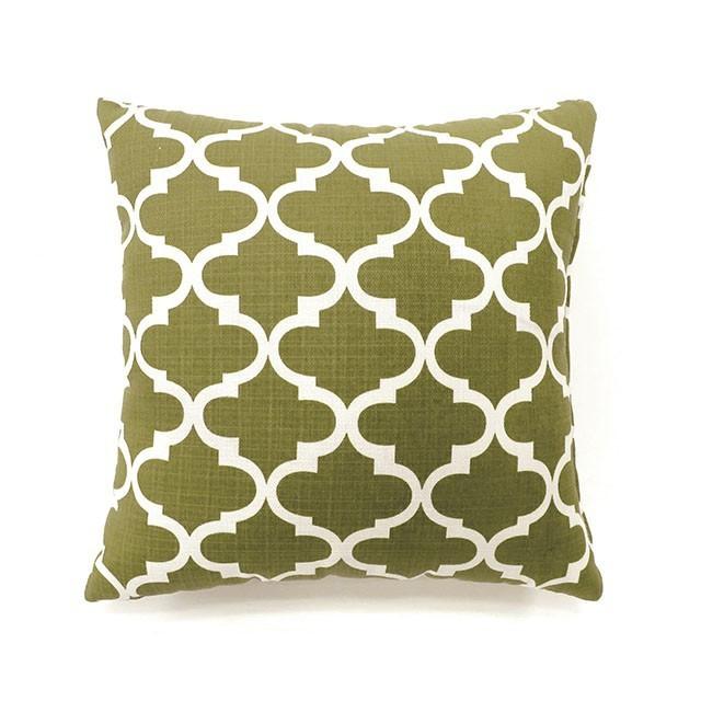XIA 18" X 18" Pillow, Green (2/CTN) - Premium Pillow from FOA East - Just $44.85! Shop now at Furniture Wholesale Plus  We are the best furniture store in Nashville, Hendersonville, Goodlettsville, Madison, Antioch, Mount Juliet, Lebanon, Gallatin, Springfield, Murfreesboro, Franklin, Brentwood