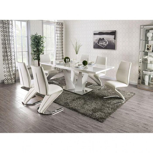 ZAIN 7 Pc. Dining Table Set - Premium Dining Room Set from FOA East - Just $2911.35! Shop now at Furniture Wholesale Plus  We are the best furniture store in Nashville, Hendersonville, Goodlettsville, Madison, Antioch, Mount Juliet, Lebanon, Gallatin, Springfield, Murfreesboro, Franklin, Brentwood