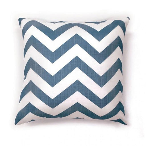 ZOE 22" X 22" Pillow, Blue Chevron (2/CTN) - Premium Pillow from FOA East - Just $70.20! Shop now at Furniture Wholesale Plus  We are the best furniture store in Nashville, Hendersonville, Goodlettsville, Madison, Antioch, Mount Juliet, Lebanon, Gallatin, Springfield, Murfreesboro, Franklin, Brentwood