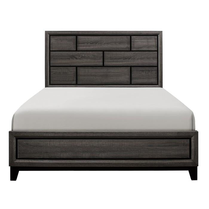 Homelegance Davi Queen Panel Bed in Gray 1645-1* - Premium Bed from Homelegance (Titan Warehouse) - Just $271.05! Shop now at Furniture Wholesale Plus  We are the best furniture store in Nashville, Hendersonville, Goodlettsville, Madison, Antioch, Mount Juliet, Lebanon, Gallatin, Springfield, Murfreesboro, Franklin, Brentwood