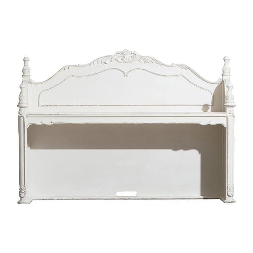 Homelegance Cinderella Writing Desk and Hutch in Antique White with Grey Rub-Through - Premium Desk Hutch from Homelegance (Titan Warehouse) - Just $1062.75! Shop now at Furniture Wholesale Plus  We are the best furniture store in Nashville, Hendersonville, Goodlettsville, Madison, Antioch, Mount Juliet, Lebanon, Gallatin, Springfield, Murfreesboro, Franklin, Brentwood