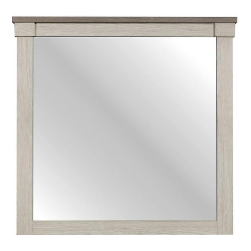 Homelegance Arcadia Mirror in White & Weathered Gray 1677-6 - Premium Mirror from Homelegance (Titan Warehouse) - Just $101.40! Shop now at Furniture Wholesale Plus  We are the best furniture store in Nashville, Hendersonville, Goodlettsville, Madison, Antioch, Mount Juliet, Lebanon, Gallatin, Springfield, Murfreesboro, Franklin, Brentwood