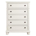 Homelegance Laurelin 5 Drawer Chest in White 1714W-9 - Premium Chest from Homelegance (Titan Warehouse) - Just $592.80! Shop now at Furniture Wholesale Plus  We are the best furniture store in Nashville, Hendersonville, Goodlettsville, Madison, Antioch, Mount Juliet, Lebanon, Gallatin, Springfield, Murfreesboro, Franklin, Brentwood