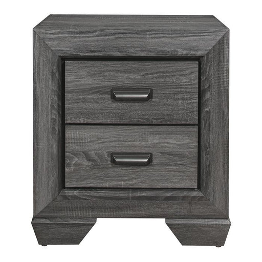 Homelegance Beechnut 2 Drawer Nightstand in Gray 1904GY-4 - Premium Nightstand from Homelegance (Titan Warehouse) - Just $163.80! Shop now at Furniture Wholesale Plus  We are the best furniture store in Nashville, Hendersonville, Goodlettsville, Madison, Antioch, Mount Juliet, Lebanon, Gallatin, Springfield, Murfreesboro, Franklin, Brentwood