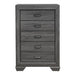 Homelegance Beechnut 5 Drawer Chest in Gray 1904GY-9 - Premium Chest from Homelegance (Titan Warehouse) - Just $351! Shop now at Furniture Wholesale Plus  We are the best furniture store in Nashville, Hendersonville, Goodlettsville, Madison, Antioch, Mount Juliet, Lebanon, Gallatin, Springfield, Murfreesboro, Franklin, Brentwood