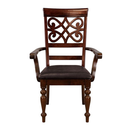 Homelegance Creswell Arm Chair in Dark Cherry (Set of 2) - Premium Arm Chair from Homelegance (Titan Warehouse) - Just $121.88! Shop now at Furniture Wholesale Plus  We are the best furniture store in Nashville, Hendersonville, Goodlettsville, Madison, Antioch, Mount Juliet, Lebanon, Gallatin, Springfield, Murfreesboro, Franklin, Brentwood