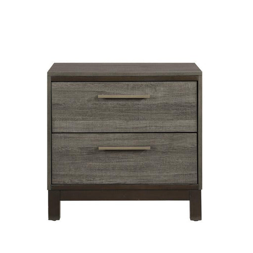 Homelegance Vestavia 2 Drawer Nightstand in Gray 1936-4 - Premium Nightstand from Homelegance (Titan Warehouse) - Just $144.30! Shop now at Furniture Wholesale Plus  We are the best furniture store in Nashville, Hendersonville, Goodlettsville, Madison, Antioch, Mount Juliet, Lebanon, Gallatin, Springfield, Murfreesboro, Franklin, Brentwood
