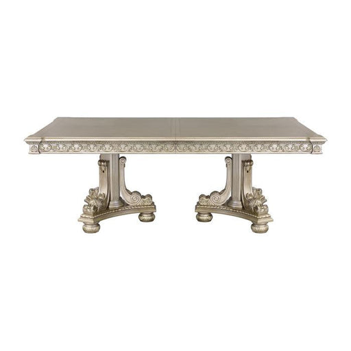 Homelegance Catalonia Dining Table in Platinum Gold 1824PG-112* - Premium Dining Table from Homelegance (Titan Warehouse) - Just $1246.05! Shop now at Furniture Wholesale Plus  We are the best furniture store in Nashville, Hendersonville, Goodlettsville, Madison, Antioch, Mount Juliet, Lebanon, Gallatin, Springfield, Murfreesboro, Franklin, Brentwood