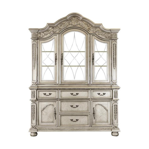 Homelegance Catalonia Buffet and Hutch in Platinum Gold 1824PG-50* - Premium Buffet from Homelegance (Titan Warehouse) - Just $2357.55! Shop now at Furniture Wholesale Plus (Nashville,TN)  We are the best furniture store in Nashville, Hendersonville, Goodlettsville, Madison, Antioch, Mount Juliet, Lebanon, Gallatin, Springfield, Murfreesboro, Franklin, Brentwood