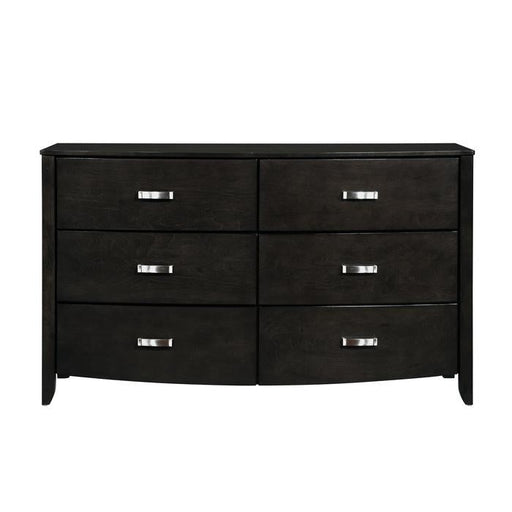 Homelegance Lyric 6 Drawer Dresser in Brownish Gray 1737NGY-5 - Premium Dresser from Homelegance (Titan Warehouse) - Just $733.20! Shop now at Furniture Wholesale Plus  We are the best furniture store in Nashville, Hendersonville, Goodlettsville, Madison, Antioch, Mount Juliet, Lebanon, Gallatin, Springfield, Murfreesboro, Franklin, Brentwood