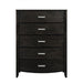 Homelegance Lyric 5 Drawer Chest in Brownish Gray 1737NGY-9 - Premium Chest from Homelegance (Titan Warehouse) - Just $604.50! Shop now at Furniture Wholesale Plus  We are the best furniture store in Nashville, Hendersonville, Goodlettsville, Madison, Antioch, Mount Juliet, Lebanon, Gallatin, Springfield, Murfreesboro, Franklin, Brentwood