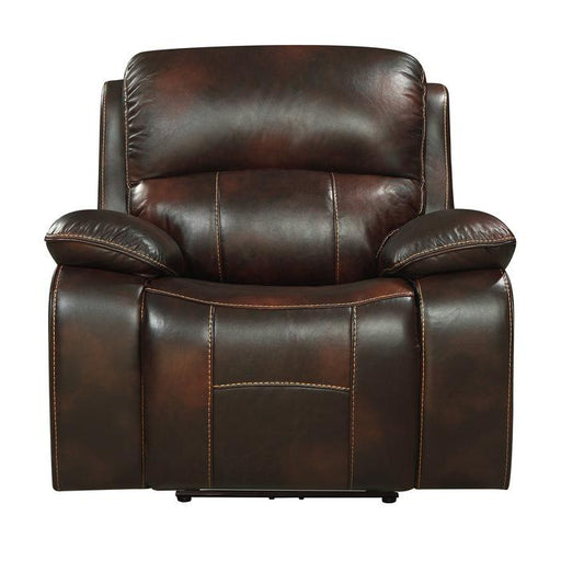 Homelegance Furniture Mahala Glider Recliner Chair in Brown 8200BRW-1 - Premium Recliner from Homelegance (Titan Warehouse) - Just $877.50! Shop now at Furniture Wholesale Plus  We are the best furniture store in Nashville, Hendersonville, Goodlettsville, Madison, Antioch, Mount Juliet, Lebanon, Gallatin, Springfield, Murfreesboro, Franklin, Brentwood
