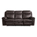 Homelegance Furniture Aram Double Glider Reclining Sofa in Brown 8206BRW-3 - Premium Sofa from Homelegance (Titan Warehouse) - Just $1109.55! Shop now at Furniture Wholesale Plus  We are the best furniture store in Nashville, Hendersonville, Goodlettsville, Madison, Antioch, Mount Juliet, Lebanon, Gallatin, Springfield, Murfreesboro, Franklin, Brentwood