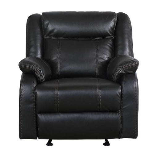 Homelegance Furniture Jude Glider Recliner Chair in Black 8201BLK-1 - Premium Recliner from Homelegance (Titan Warehouse) - Just $512.85! Shop now at Furniture Wholesale Plus  We are the best furniture store in Nashville, Hendersonville, Goodlettsville, Madison, Antioch, Mount Juliet, Lebanon, Gallatin, Springfield, Murfreesboro, Franklin, Brentwood