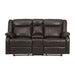 Homelegance Furniture Jude Double Glider Recliner Loveseat in Brown 8201BRW-2 - Premium Loveseat from Homelegance (Titan Warehouse) - Just $939.90! Shop now at Furniture Wholesale Plus  We are the best furniture store in Nashville, Hendersonville, Goodlettsville, Madison, Antioch, Mount Juliet, Lebanon, Gallatin, Springfield, Murfreesboro, Franklin, Brentwood