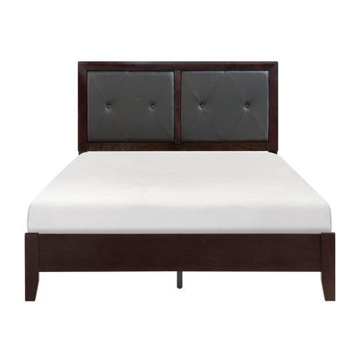 Homelegance Edina Full Panel Bed in Espresso-Hinted Cherry 2145F-1 - Premium Bed from Homelegance (Titan Warehouse) - Just $314.44! Shop now at Furniture Wholesale Plus  We are the best furniture store in Nashville, Hendersonville, Goodlettsville, Madison, Antioch, Mount Juliet, Lebanon, Gallatin, Springfield, Murfreesboro, Franklin, Brentwood