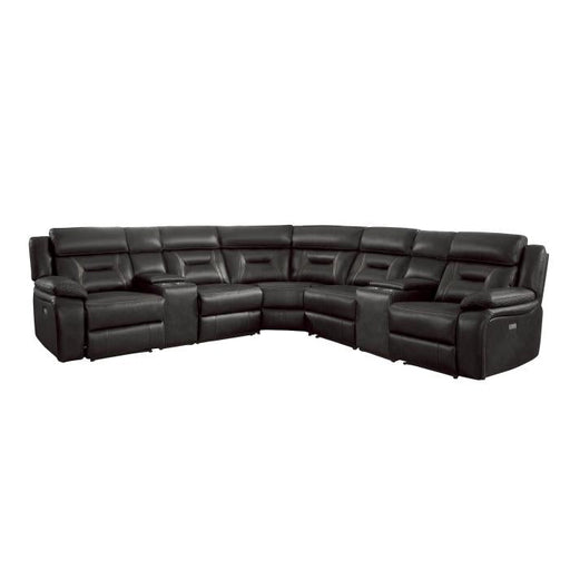 Homelegance Furniture Amite 7pc Sectional Sofa in Dark Gray - Premium Sectional from Homelegance (Titan Warehouse) - Just $3100.50! Shop now at Furniture Wholesale Plus  We are the best furniture store in Nashville, Hendersonville, Goodlettsville, Madison, Antioch, Mount Juliet, Lebanon, Gallatin, Springfield, Murfreesboro, Franklin, Brentwood