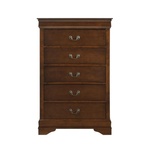 Homelegance Mayville 5 Drawer Chest in Brown Cherry 2147-9 - Premium Chest from Homelegance (Titan Warehouse) - Just $310.05! Shop now at Furniture Wholesale Plus  We are the best furniture store in Nashville, Hendersonville, Goodlettsville, Madison, Antioch, Mount Juliet, Lebanon, Gallatin, Springfield, Murfreesboro, Franklin, Brentwood