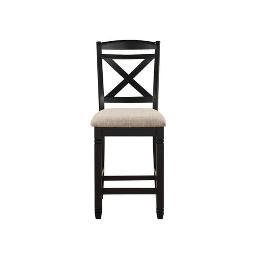 Homelegance Baywater Counter Height Chair in Black (Set of 2) - Premium Chair from Homelegance (Titan Warehouse) - Just $102.38! Shop now at Furniture Wholesale Plus  We are the best furniture store in Nashville, Hendersonville, Goodlettsville, Madison, Antioch, Mount Juliet, Lebanon, Gallatin, Springfield, Murfreesboro, Franklin, Brentwood