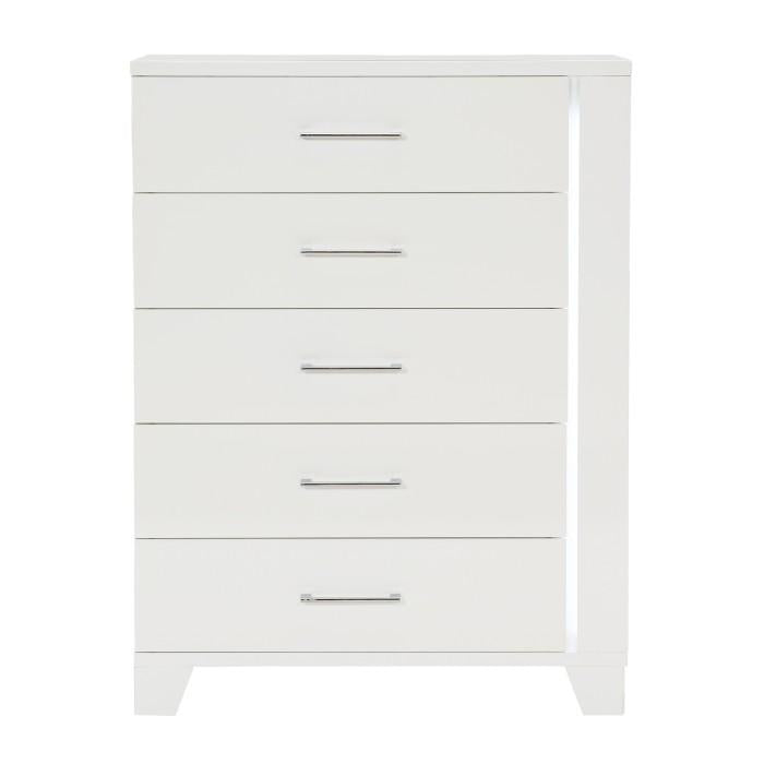 Homelegance Kerren Chest in White 1678W-9 - Premium Chest from Homelegance (Titan Warehouse) - Just $643.50! Shop now at Furniture Wholesale Plus  We are the best furniture store in Nashville, Hendersonville, Goodlettsville, Madison, Antioch, Mount Juliet, Lebanon, Gallatin, Springfield, Murfreesboro, Franklin, Brentwood