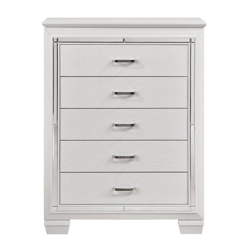 Homelegance Allura Chest in White 1916W-9 - Premium Chest from Homelegance (Titan Warehouse) - Just $585! Shop now at Furniture Wholesale Plus  We are the best furniture store in Nashville, Hendersonville, Goodlettsville, Madison, Antioch, Mount Juliet, Lebanon, Gallatin, Springfield, Murfreesboro, Franklin, Brentwood